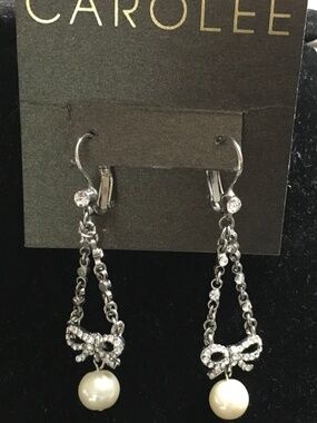 Vintage Leverback Earrings Carolee